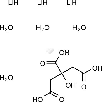 Lithium citrate tribasic tetrahydrate