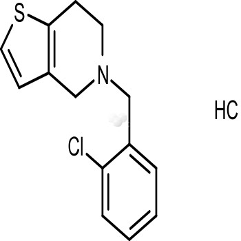 Ticlopidine hydrochloride