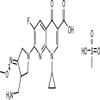 Gemifioxacin mesylate