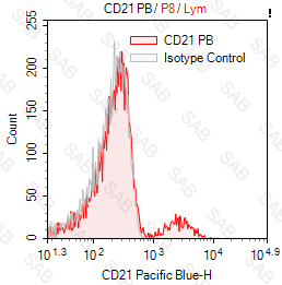 Pacific Blue anti-human CD21