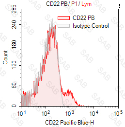 Pacific Blue anti-human CD22